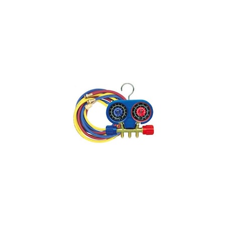 Robinair High Pressure Manifold Set for R-410A with 60" Enviro-Guard Ball Valve Hoses 41670